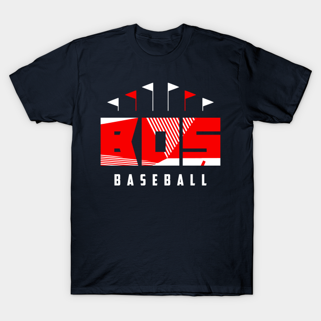 BOS Baseball Ballpark Boston Red Sox Baseball TShirt TeePublic
